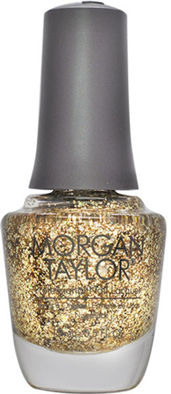 Morgan Taylor Nail Lacquer All That Glitters Is Gold - 0.5oz
