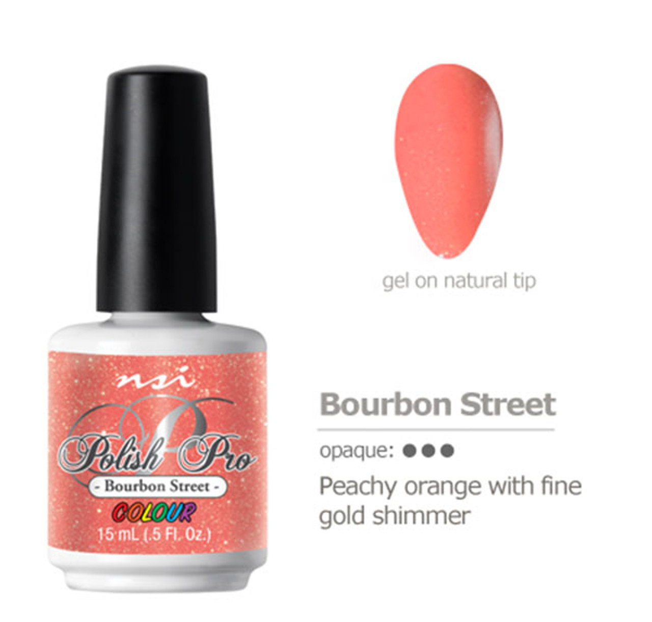 NSI Polish Pro Bourdon Street - 15 mL (.5 Fl. Oz.)