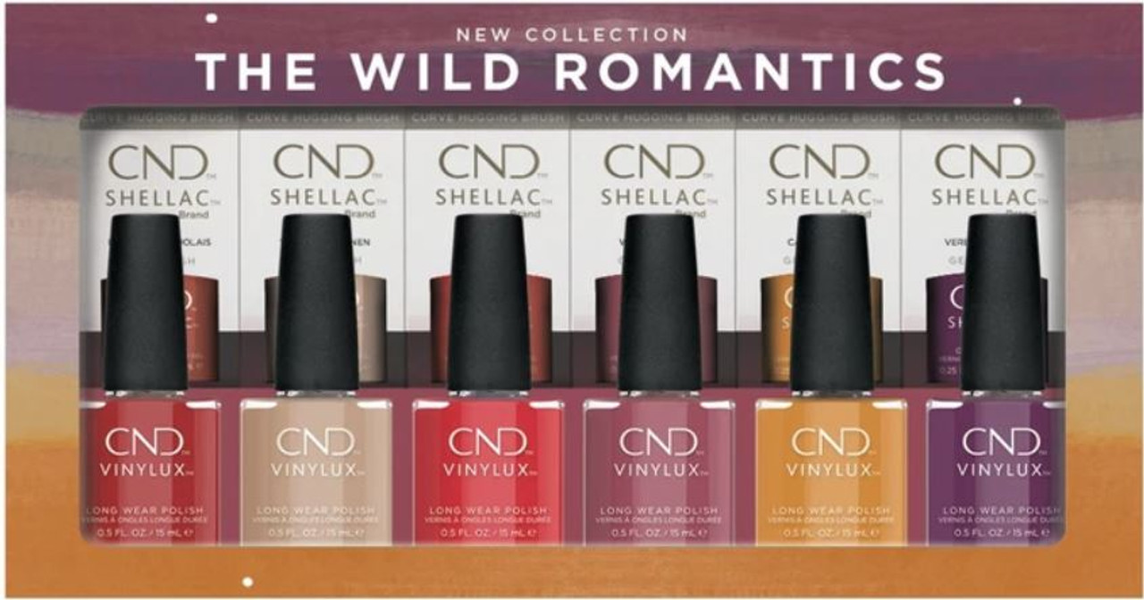 CND Shellac & CND Vinylux Wild Romantics Prepack - 12 PC***No Display