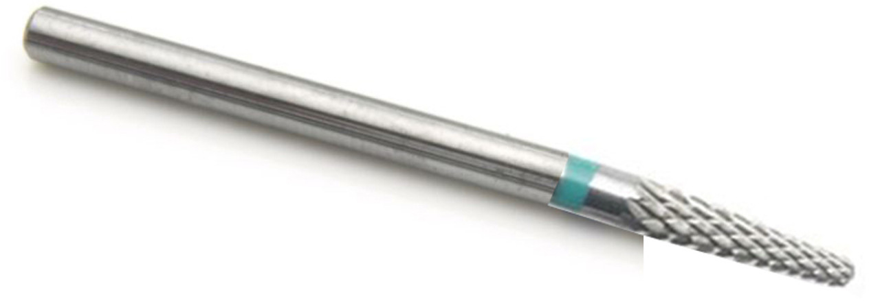 Titanium Under Nail Cleaner Safety Nail Carbide Bit (Coarse / Silver) -  3/32" Shank