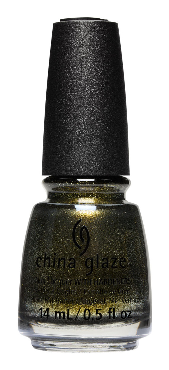 China Glaze Nail Polish Lacquer 24K Noir - .5oz
