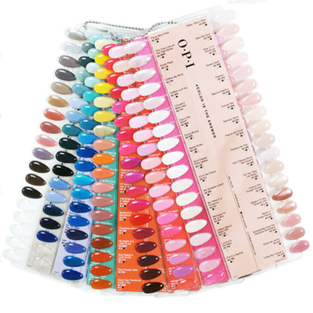 OPI Color Chart Color Is The Answer - 234 Shades / 7 Panel Display