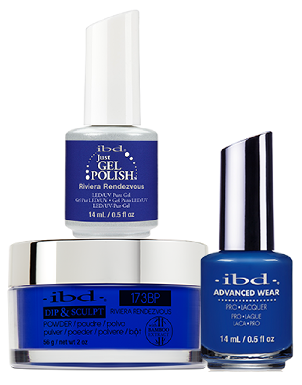 ibd Gel & Dip & Lacquer Trio Set Riviera Rendezvous