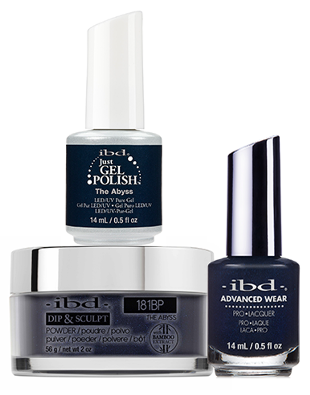 ibd Gel & Dip & Lacquer Trio Set The Abyss