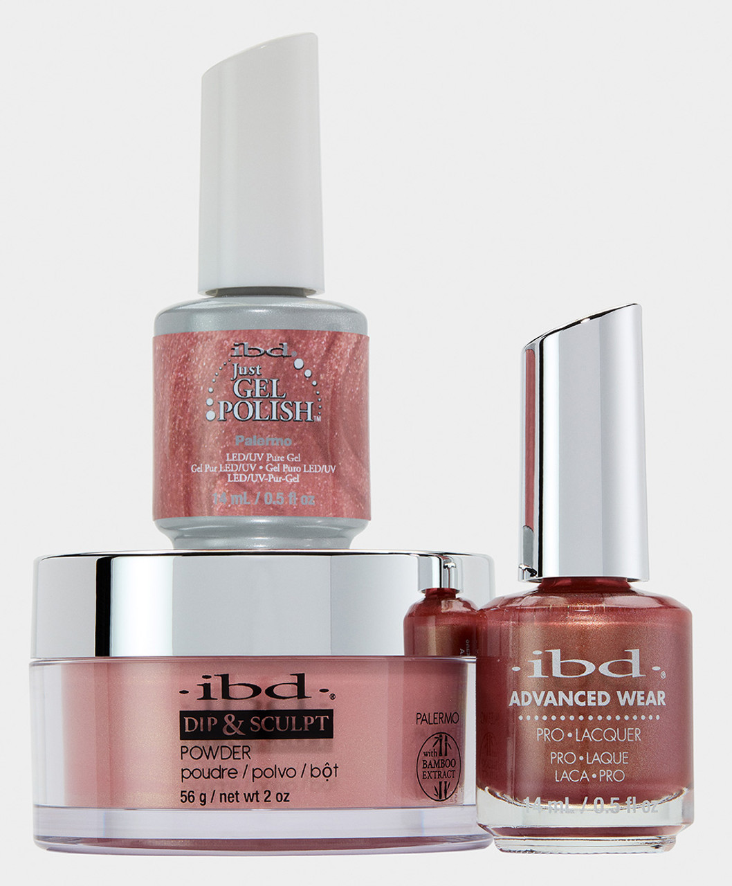 ibd Gel & Dip & Lacquer Trio Set Palermo