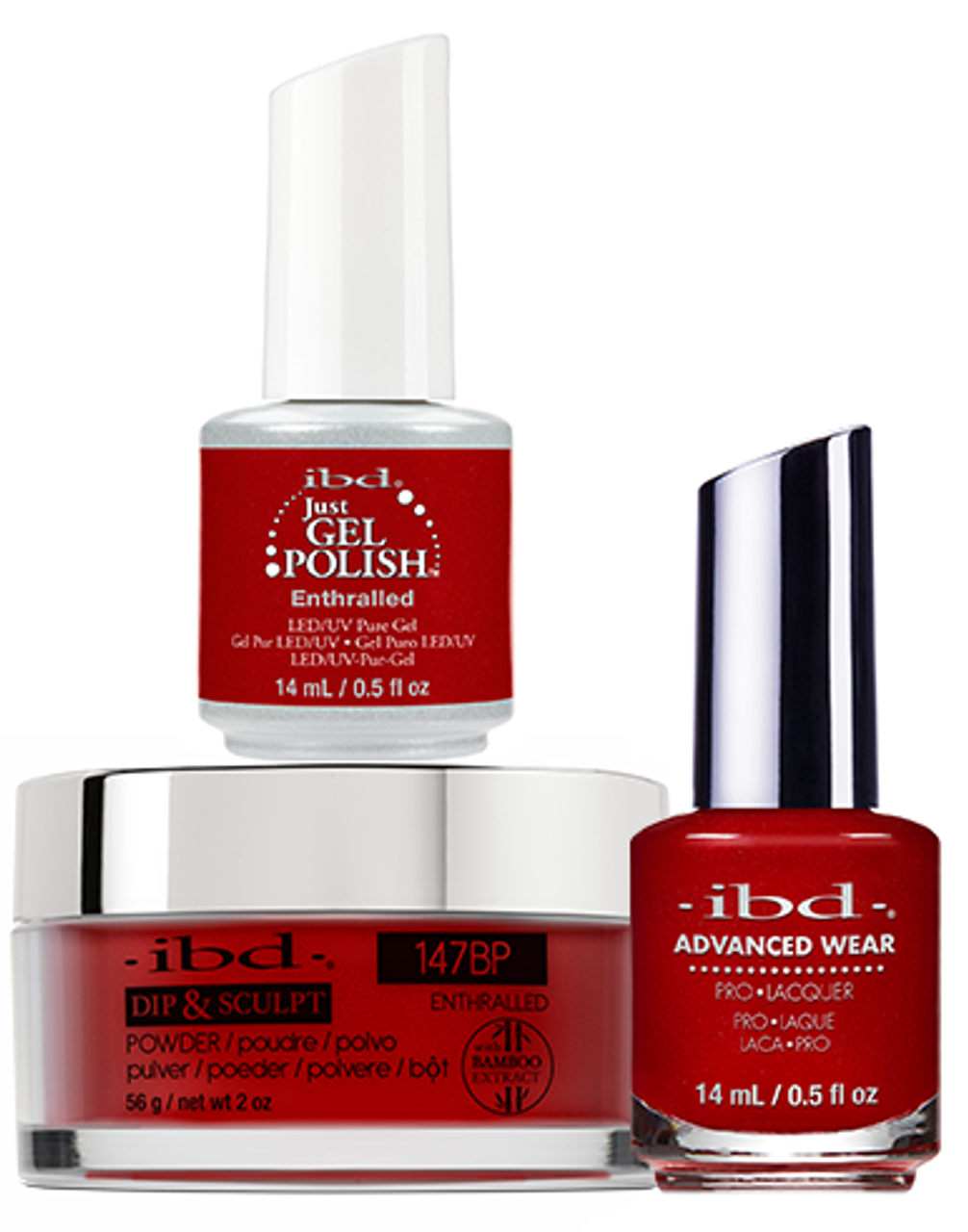 ibd Gel & Dip & Lacquer Trio Set Enthralled