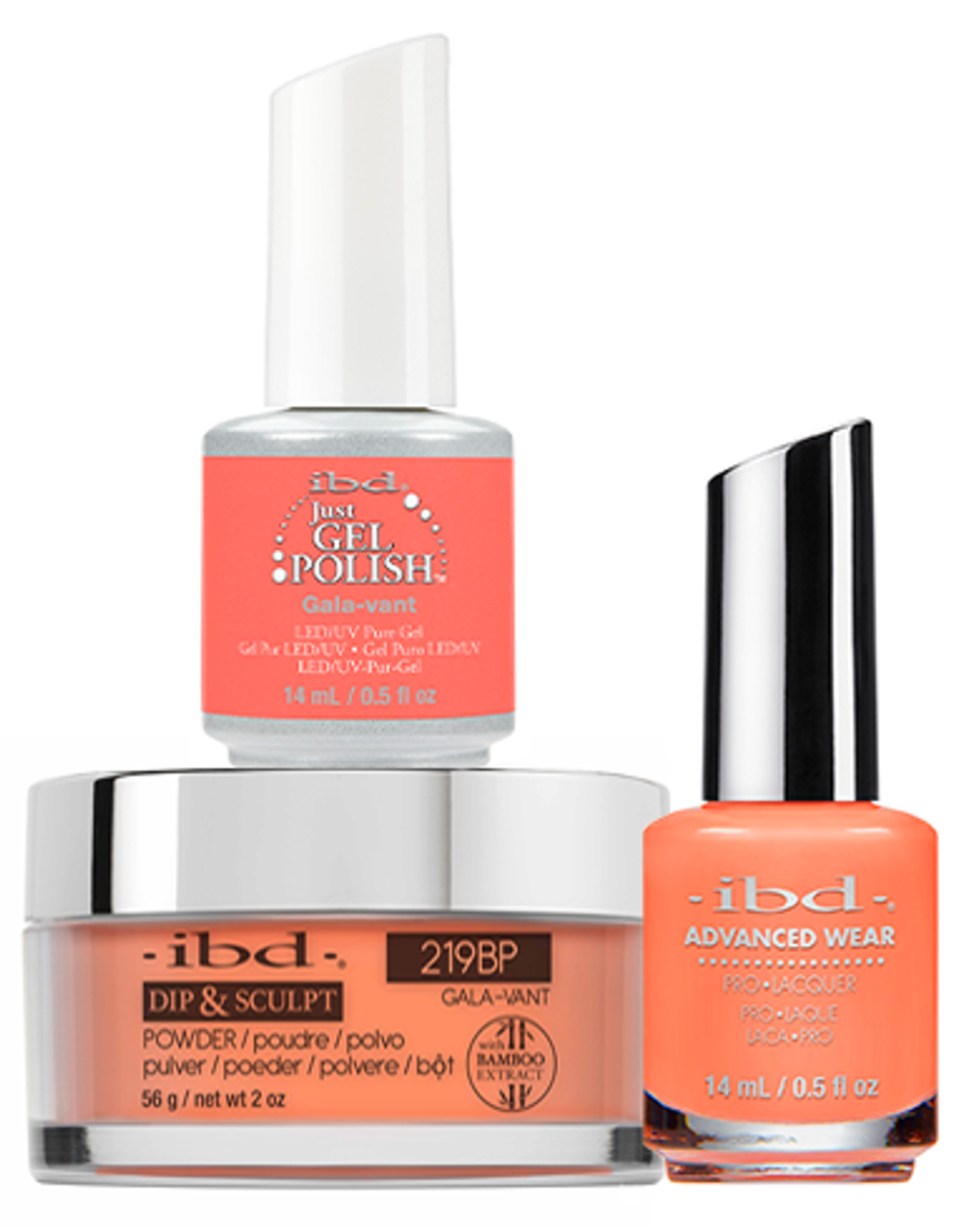 ibd Gel & Dip & Lacquer Trio Set Gala-vant