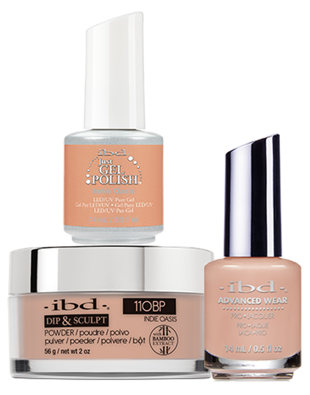 ibd Gel & Dip & Lacquer Trio Set Indie Oasis