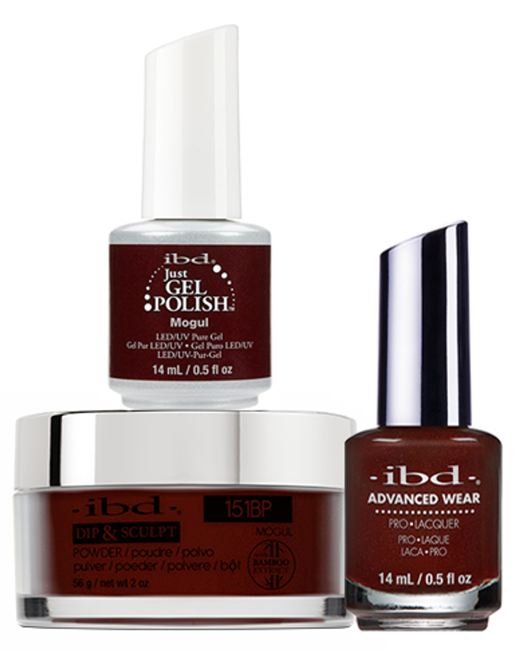 ibd Gel & Dip & Lacquer Trio Set Mogul