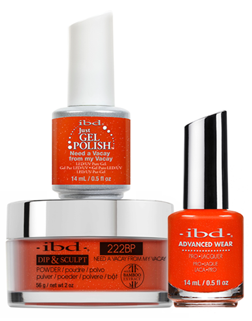 ibd Gel & Dip & Lacquer Trio Set Need a Vacay From My Vacay