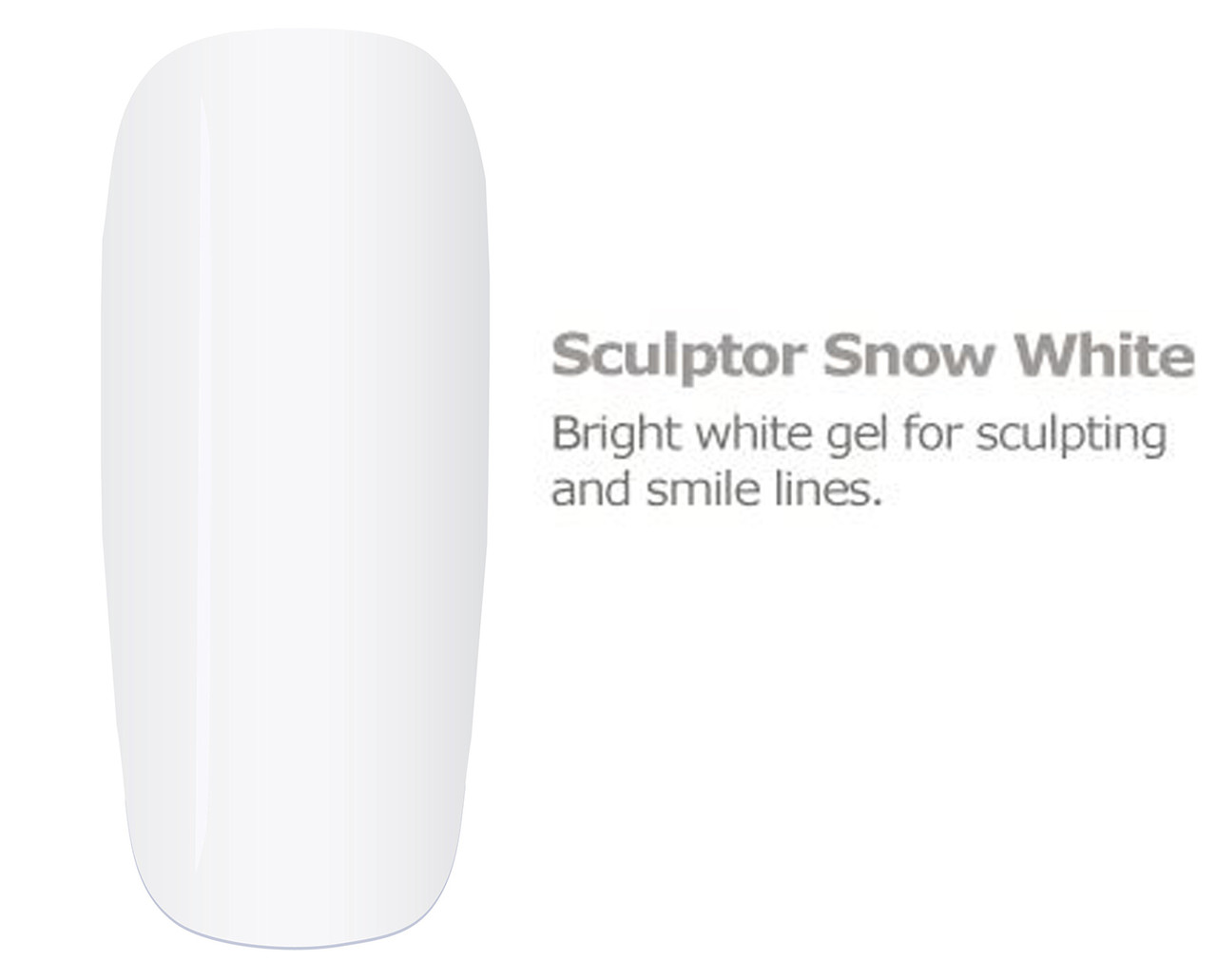 NSI Balance LED/UV Elite Gel Sculptor Snow White - 15g / .5 oz