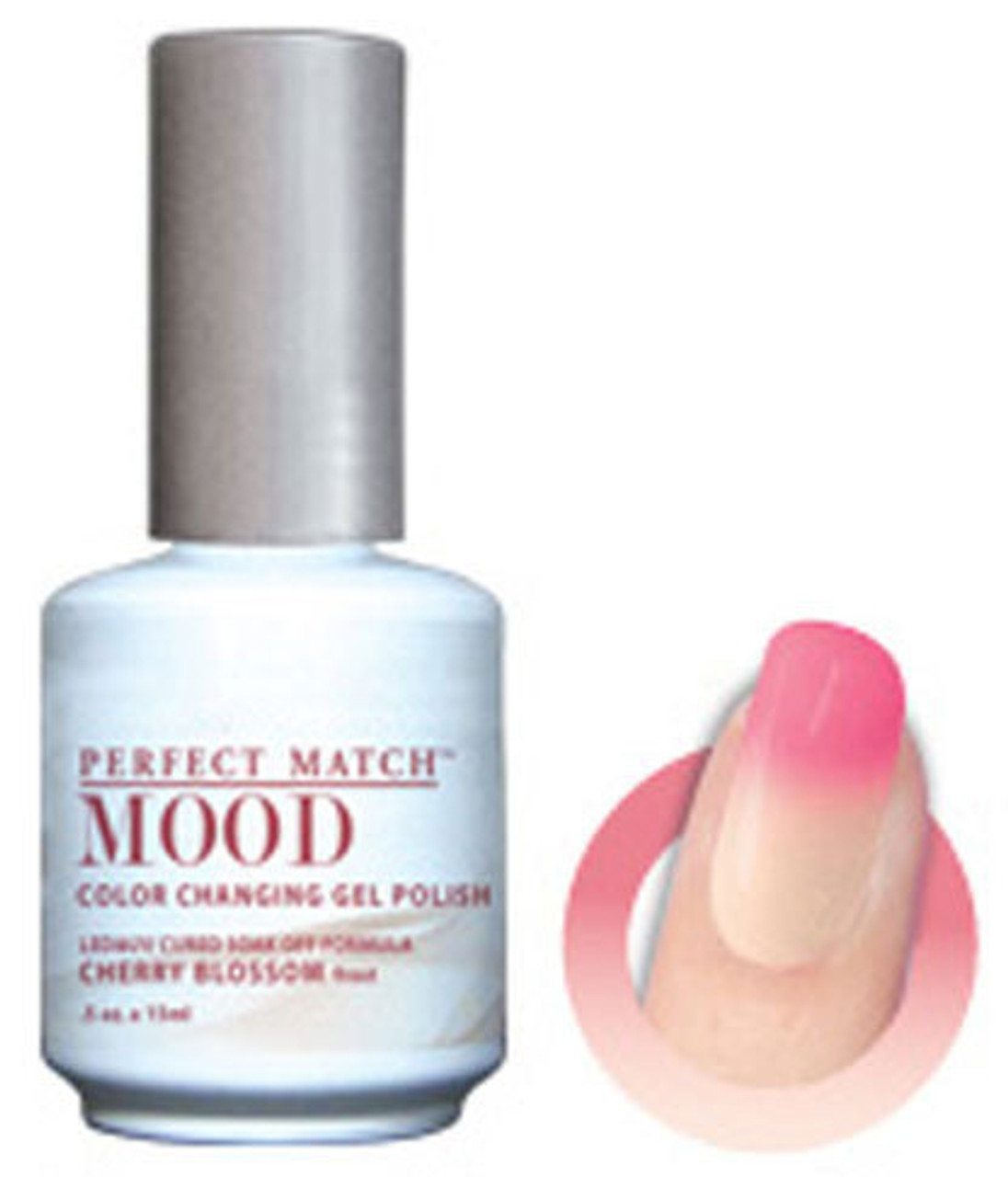 LeChat Perfect Match Mood Gel Polish Cherry Blossom - .5oz