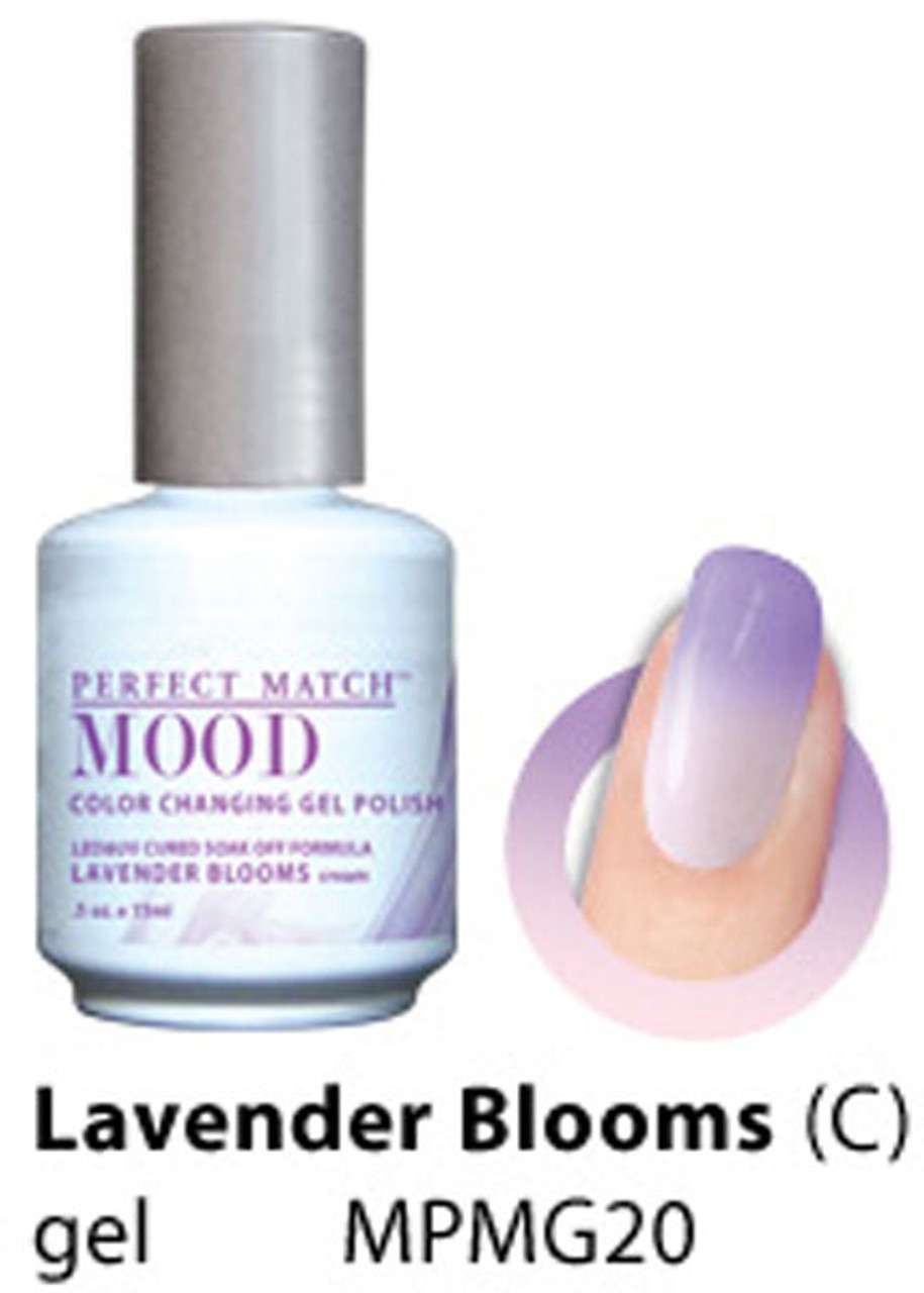 LeChat Perfect Match Mood Gel Polish Lavender Blooms - .5oz