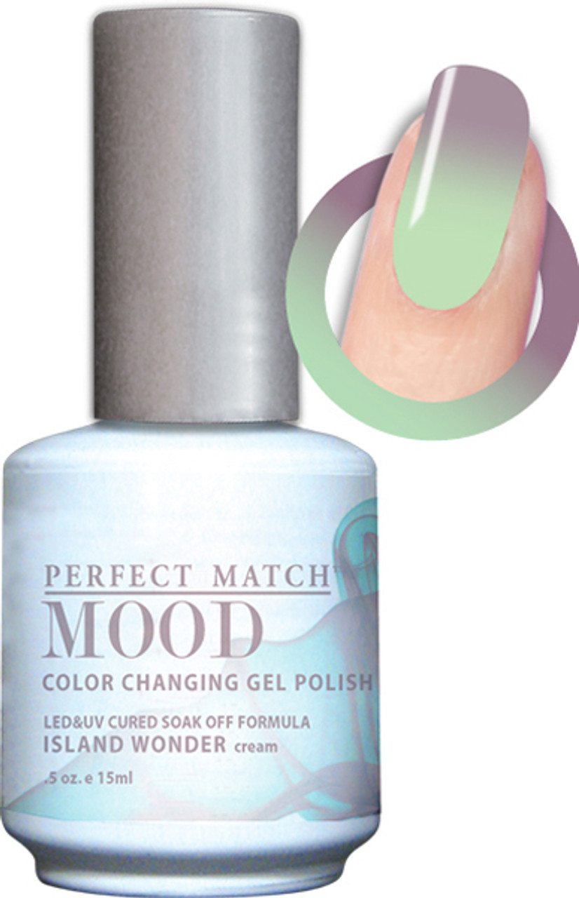 LeChat Perfect Match Mood Gel Polish Island Wonder - .5oz