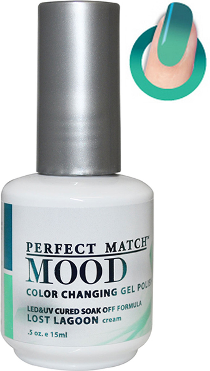 LeChat Perfect Match Mood Gel Polish Lost Lagoon - .5oz