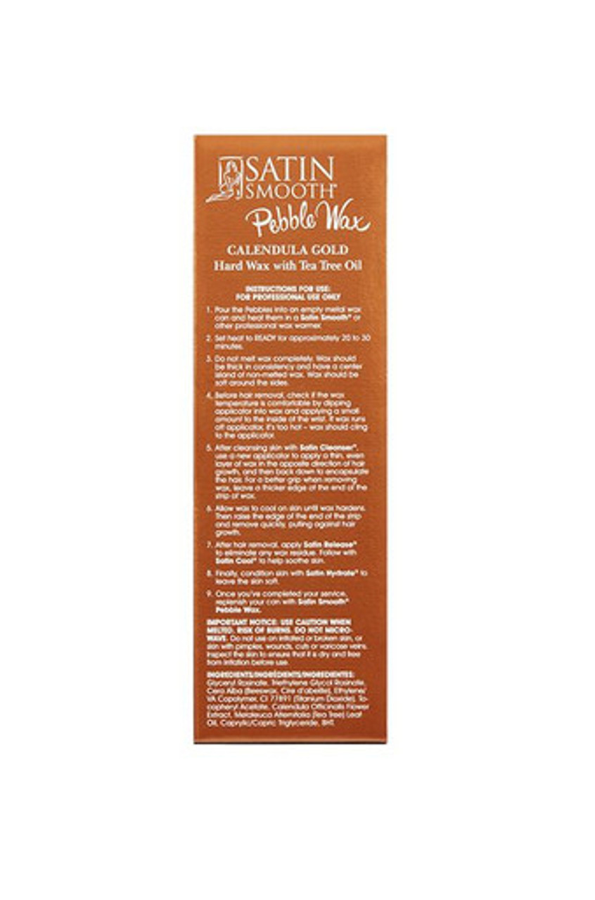 Satin Smooth Calendula Gold Pebble Wax with Tea Tree Oil - 35 oz / 990 g