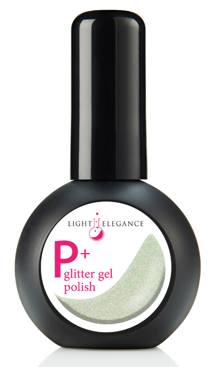 Light Elegance P+ Glitter Gel Polish Beachy - 15 ml