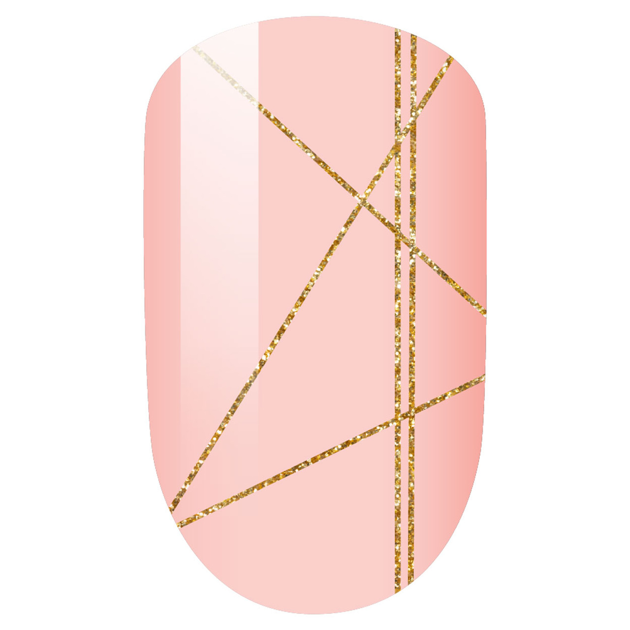LeChat Cm Striping Nail Art - Gold Glitter