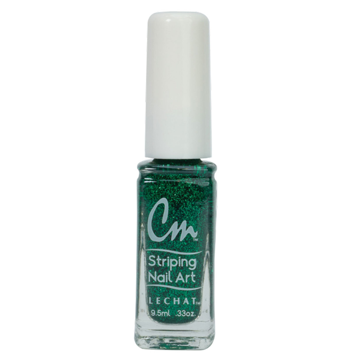 LeChat Cm Striping Nail Art - Green Glitter
