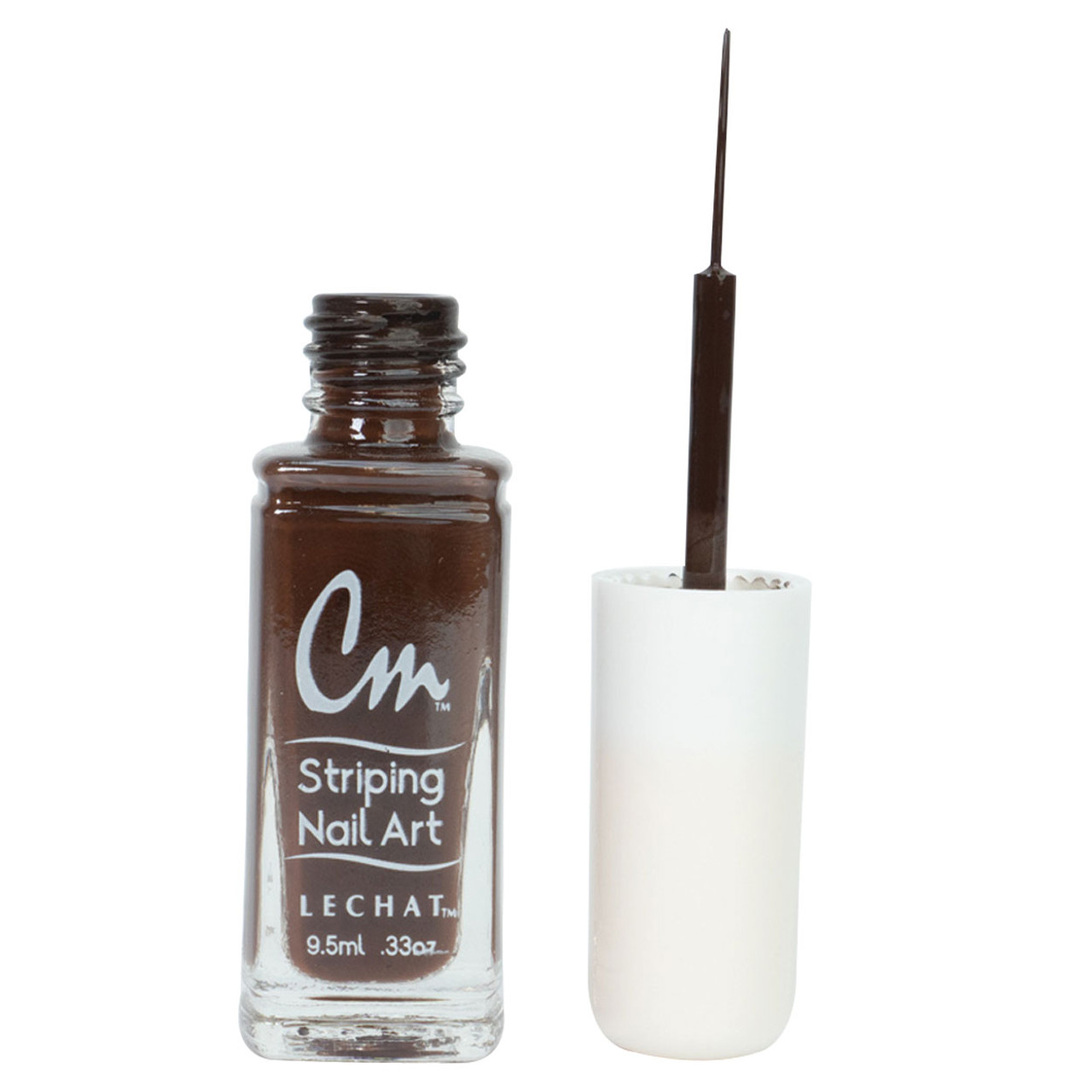 LeChat Cm Striping Nail Art - Brown