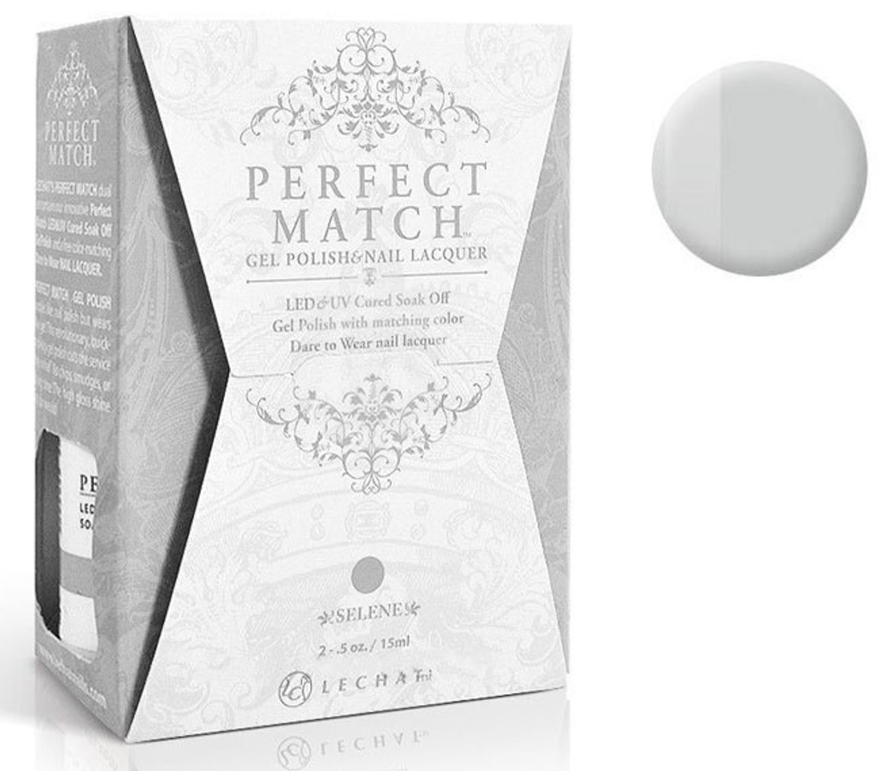 LeChat Perfect Match Gel Polish & Nail Lacquer Selene - .5oz