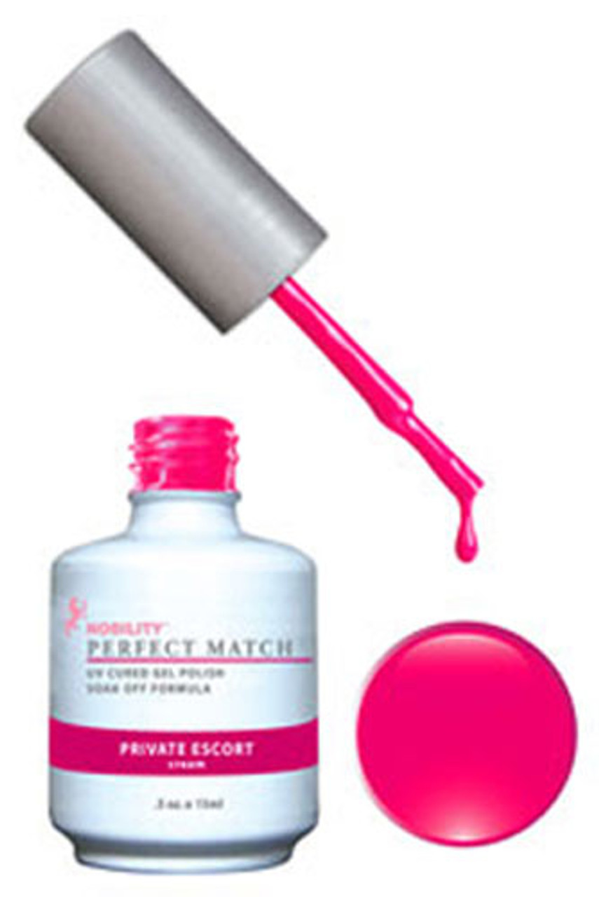 LeChat Perfect Match Gel Polish & Lacquer Neon Private Escort - .5oz