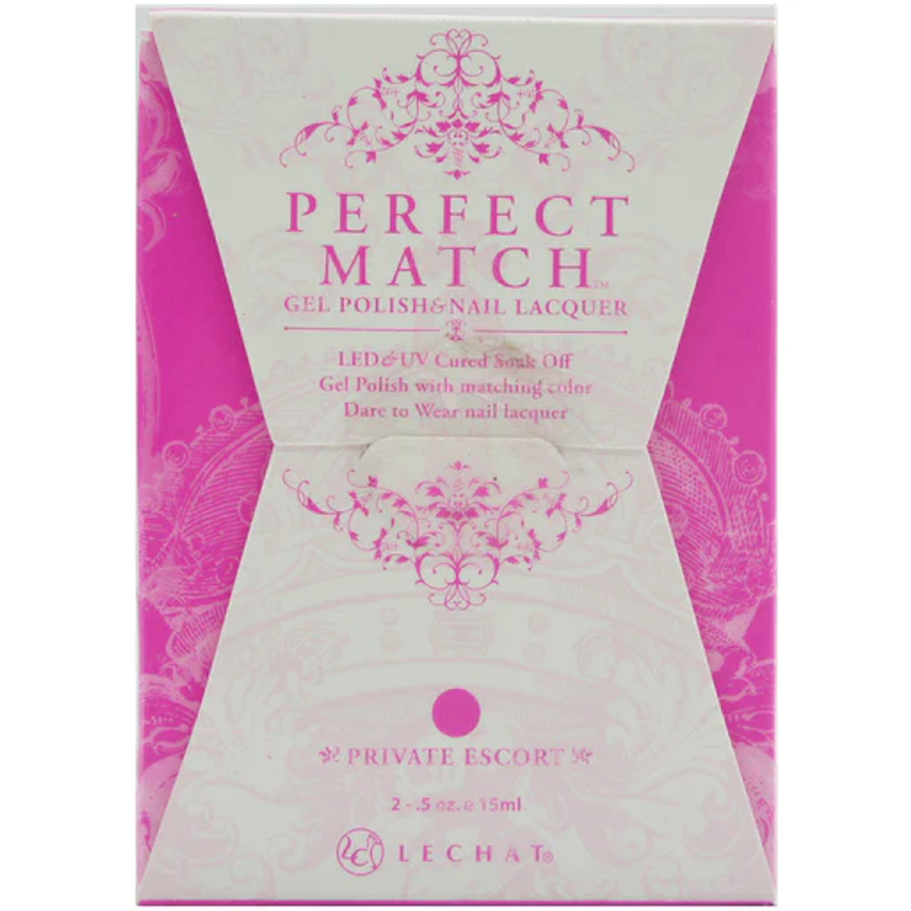 LeChat Perfect Match Gel Polish & Lacquer Neon Private Escort - .5oz