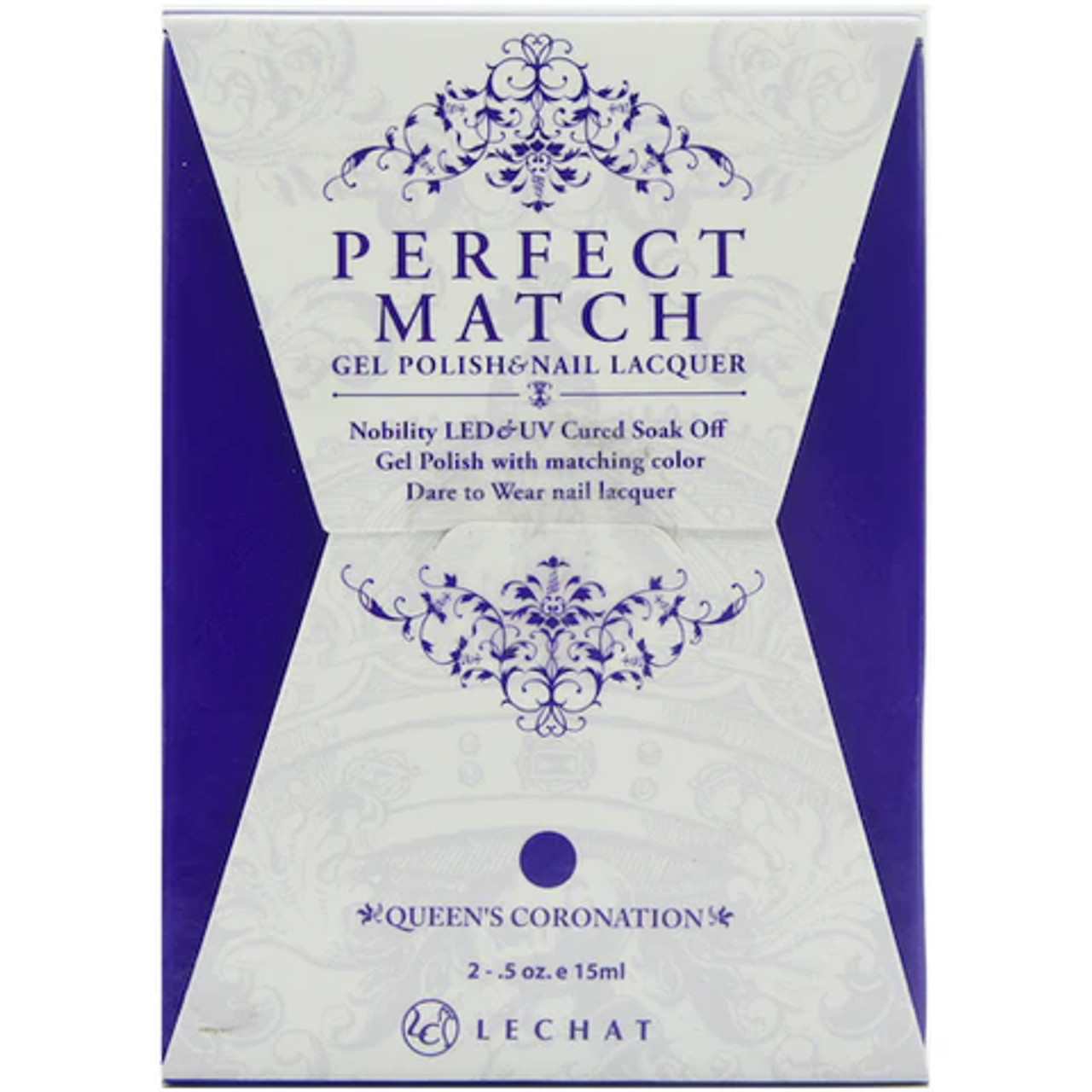 LeChat Perfect Match Gel Polish & Lacquer Queen Coronation - .5 oz