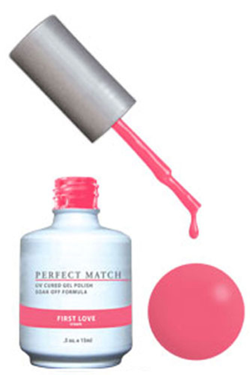 LeChat Perfect Match Gel Polish & Nail Lacquer First Love - .5oz