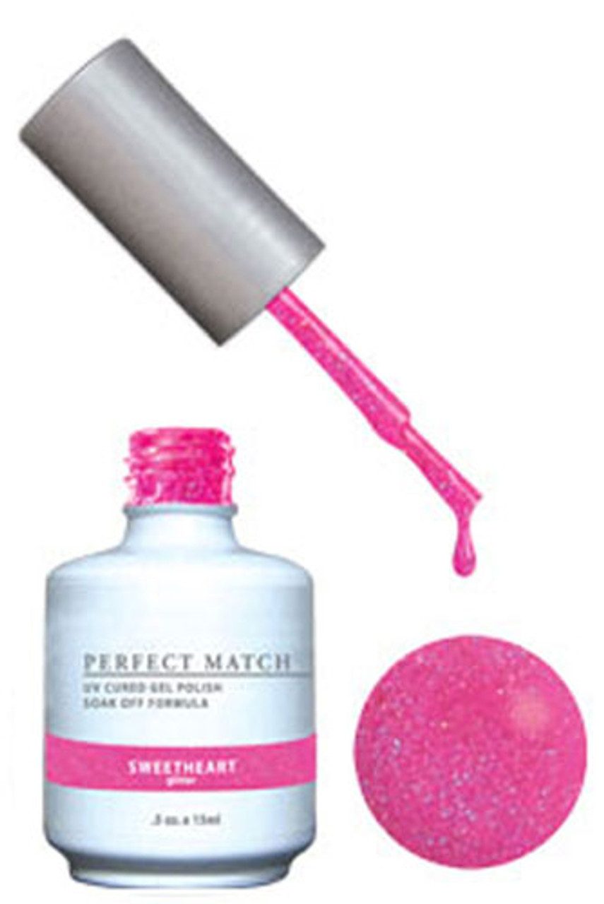 LeChat Perfect Match Gel Polish & Nail Lacquer Sweetheart - .5oz