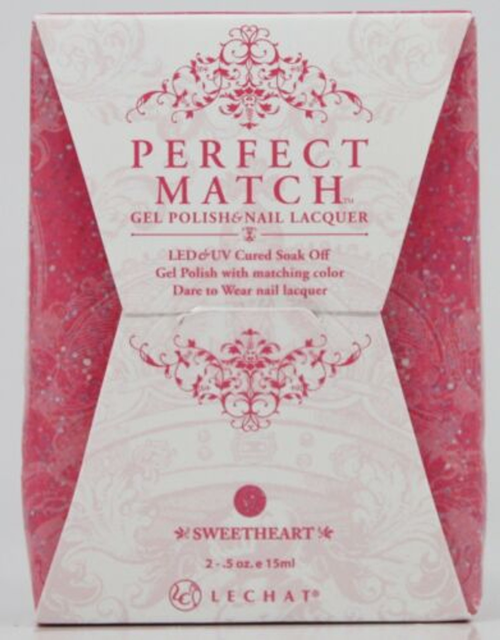 LeChat Perfect Match Gel Polish & Nail Lacquer Sweetheart - .5oz