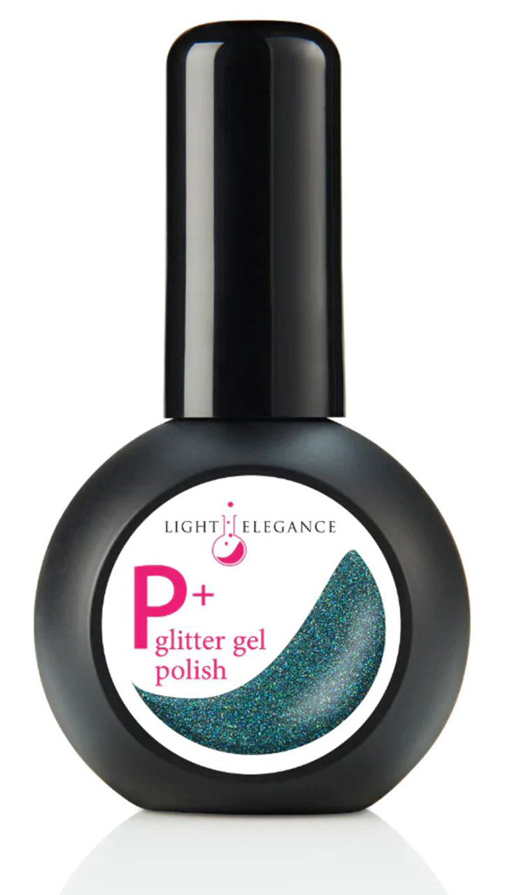 Light Elegance P+ Glitter Gel Polish No Clue - 15 ml