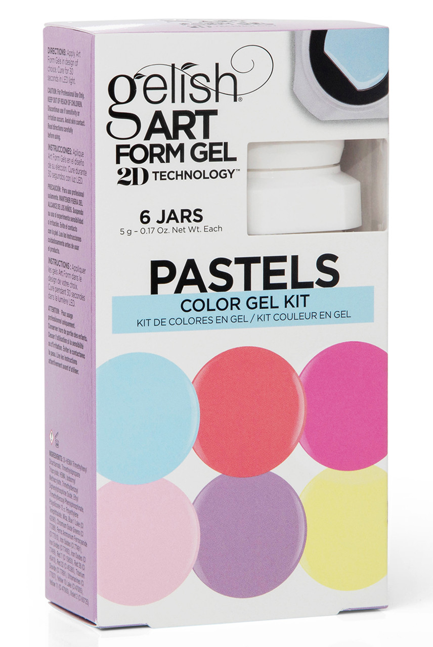 Gelish Art Form Pastel Color Gel Kit