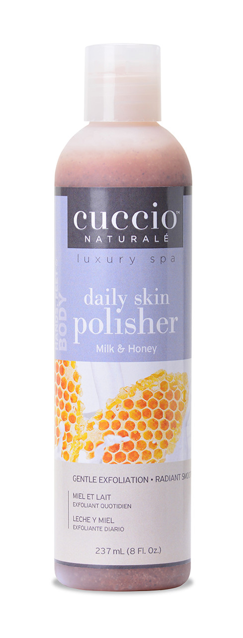 Cuccio Naturale Daily Skin Body Polisher Milk And Honey - 8 oz / 237 mL