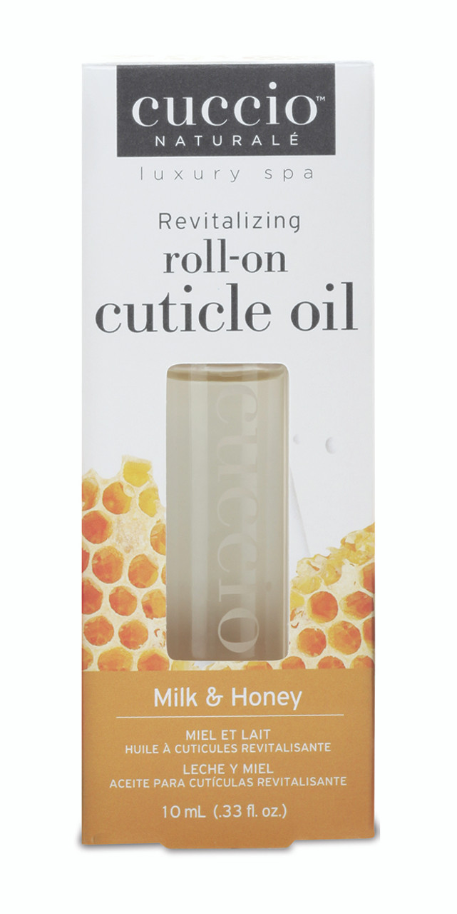 Cuccio Naturale Revitalizing Roll-On Cuticle Oil Milk & Honey - 0.33 oz / 10 mL