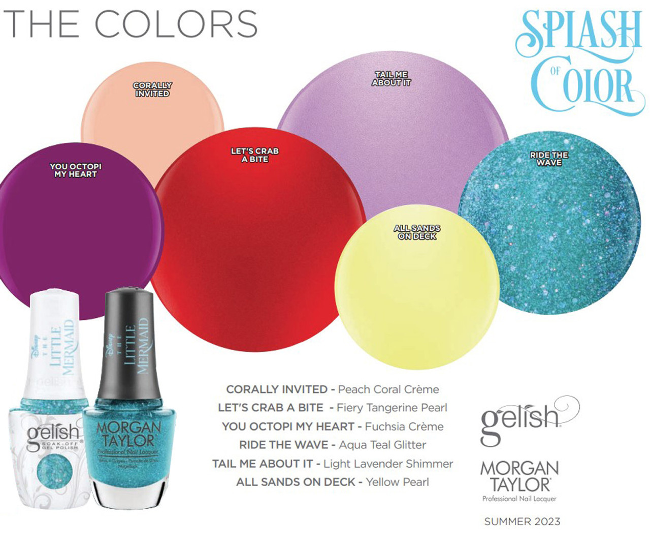 Gelish Two Of A Kind Splash of Color Summer 2023 Collection