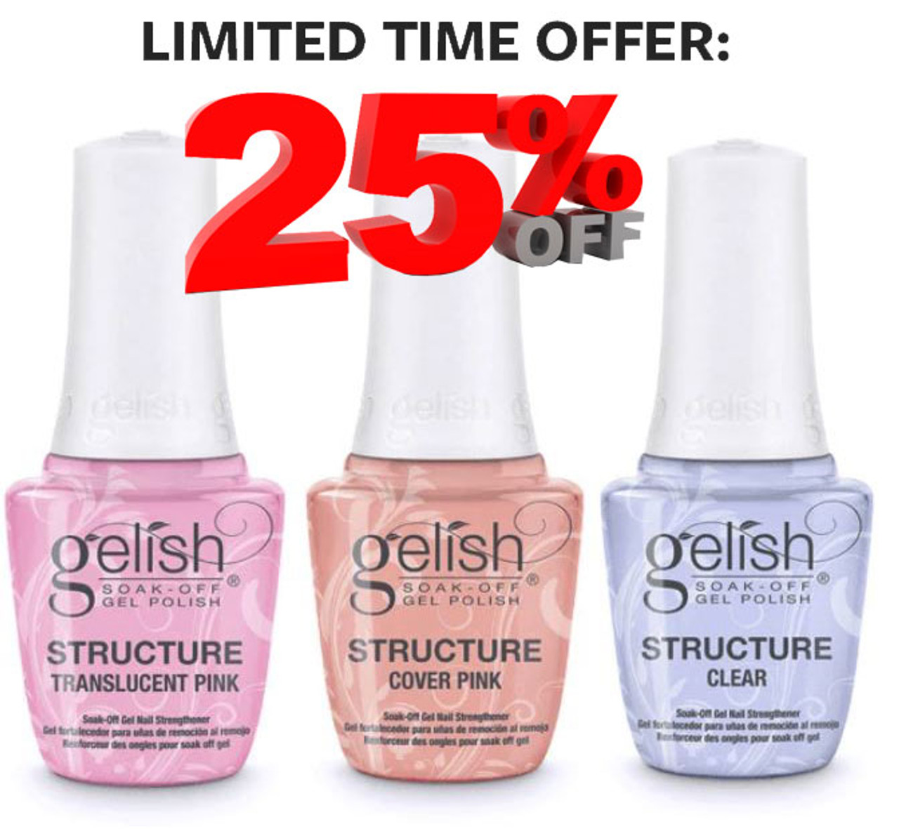 Harmony Gelish Brush-On Structure Gel 25% OFF