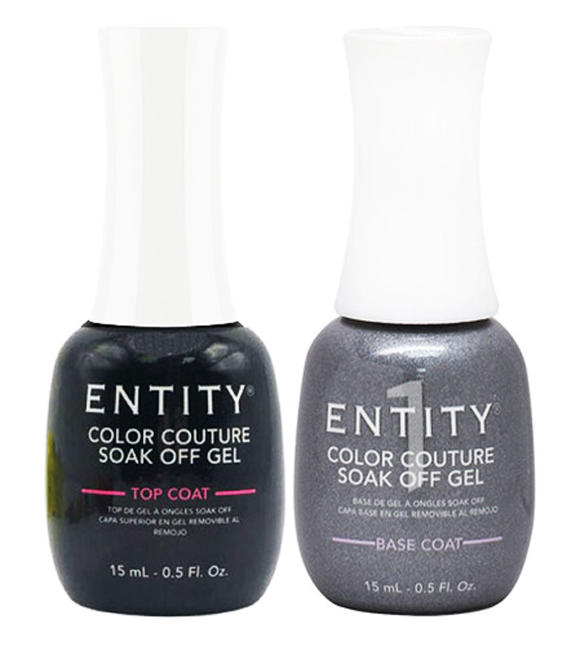 Entity Color Couture Soak Off Gel Base & Top Duo***OLD PACKAGING