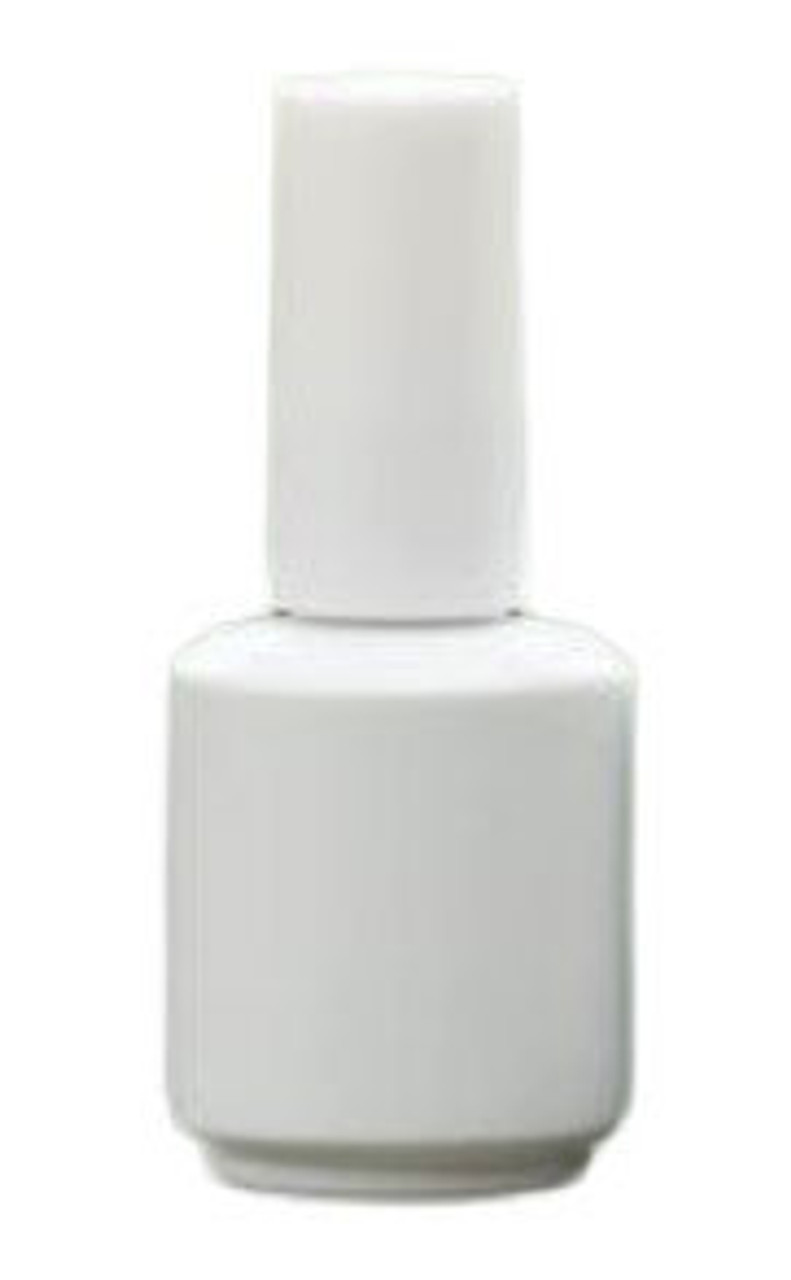 DL Pro Empty White Amber Glass Polish Bottle .5 oz - 3 PCS