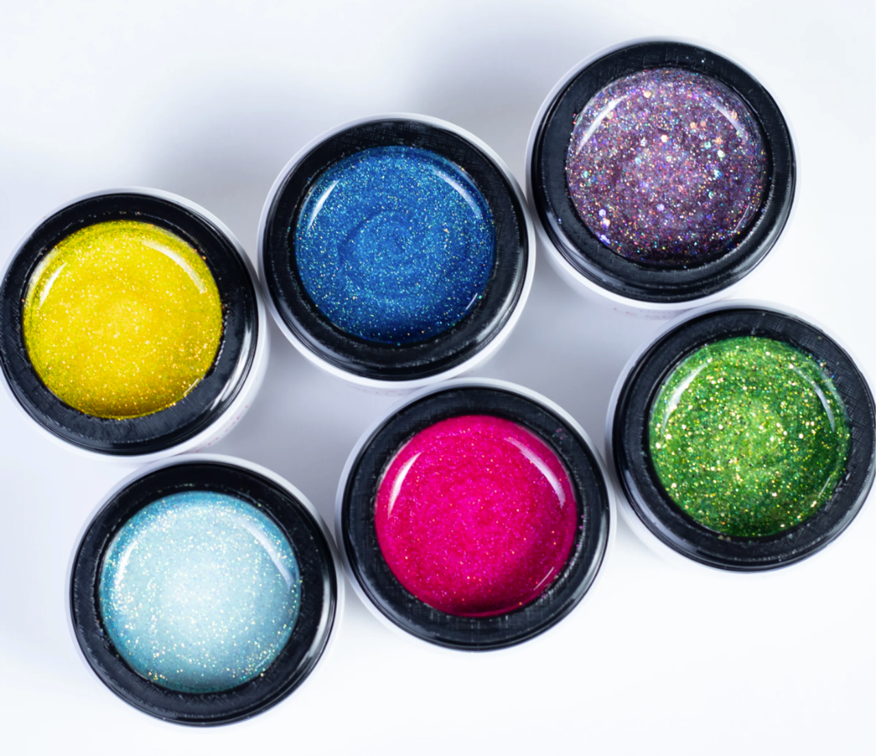 Light Elegance UV/LED Glitter Gel Happy Vibes Spring 2024 Collection