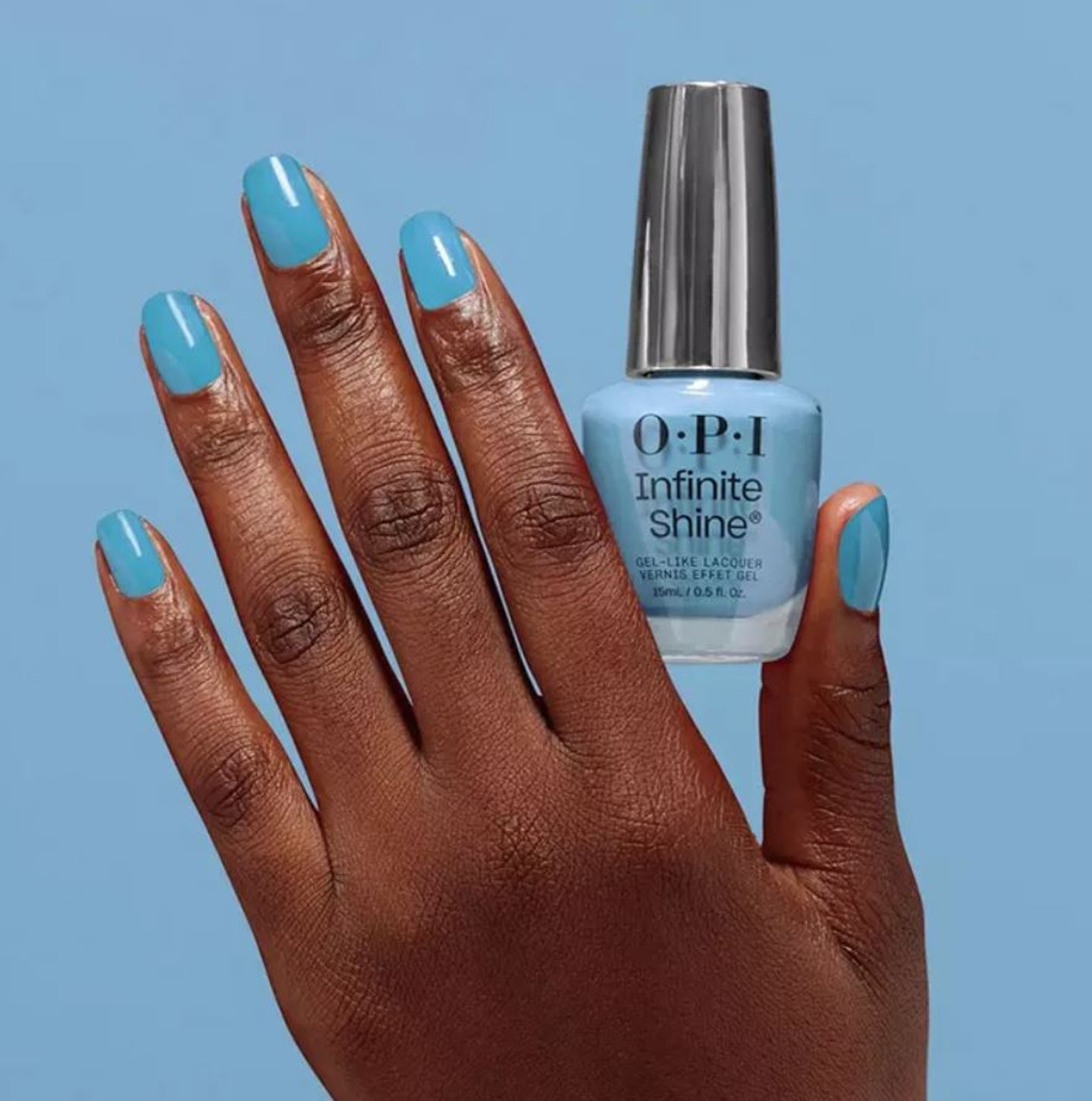 OPI Infinite Shine Never Leavin' Blue - .5 Oz / 15 mL