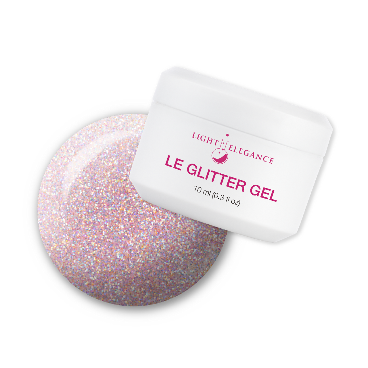 Light Elegance UV/LED Glitter Gel Over the Moon - 10 ml