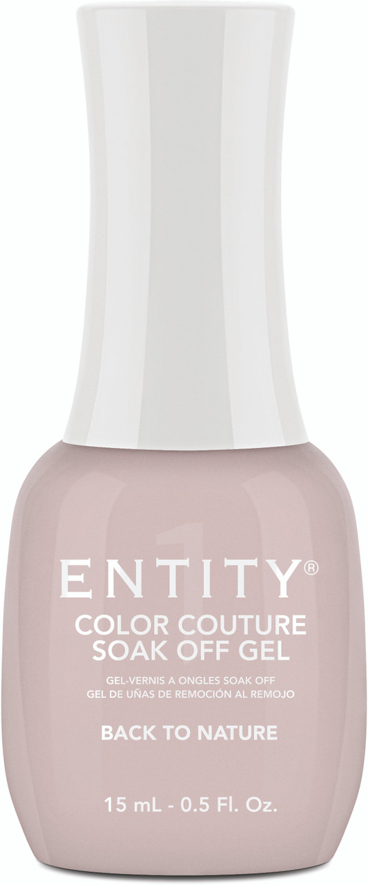 Entity Color Couture Soak Off Gel BACK TO NATURE - 15 mL / .5 fl oz