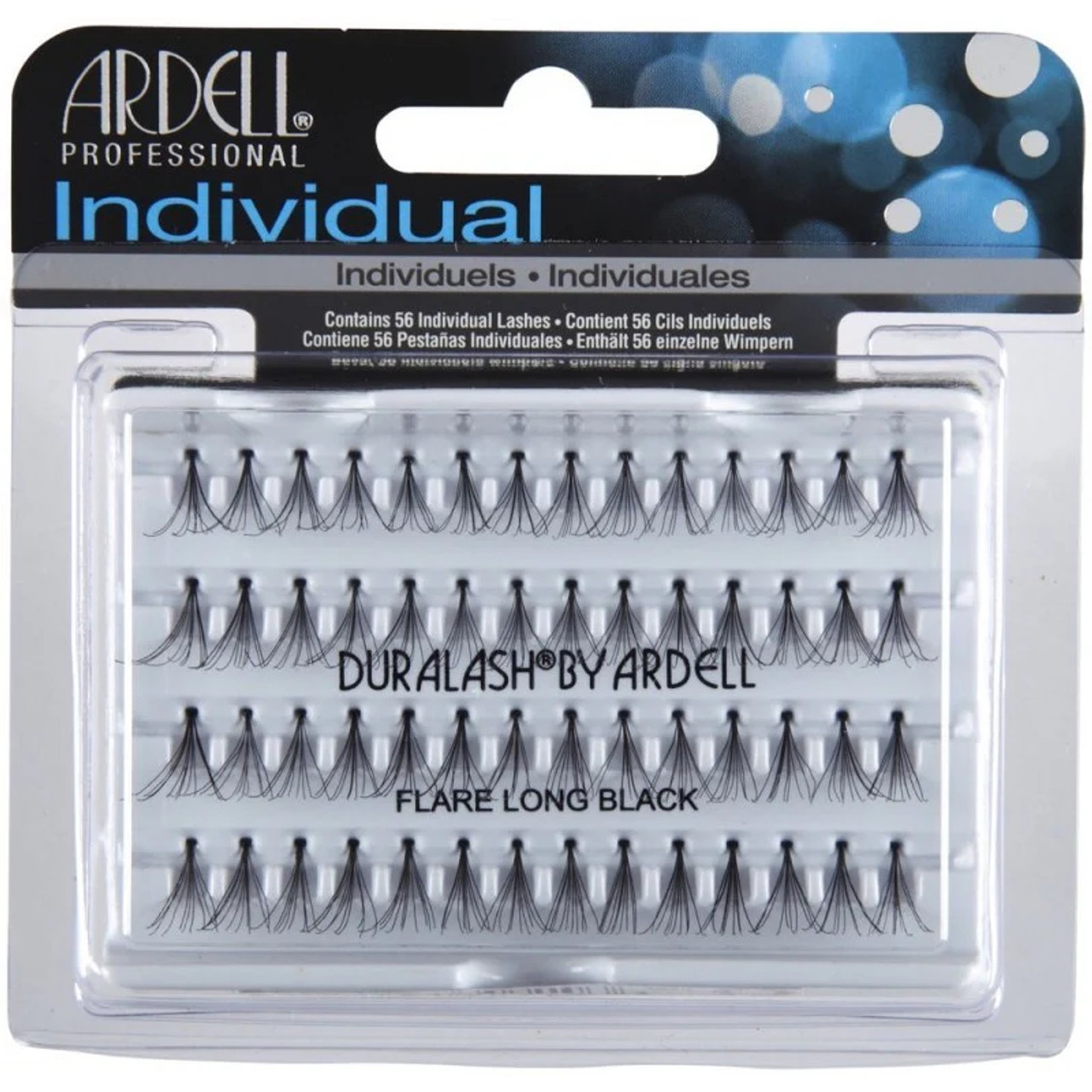 Ardell Individual Duralash Knotted Flares - Long Black