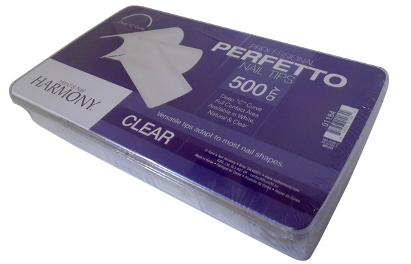 Gelish Professional Clear PERFETTO Nail Tips 500 CT