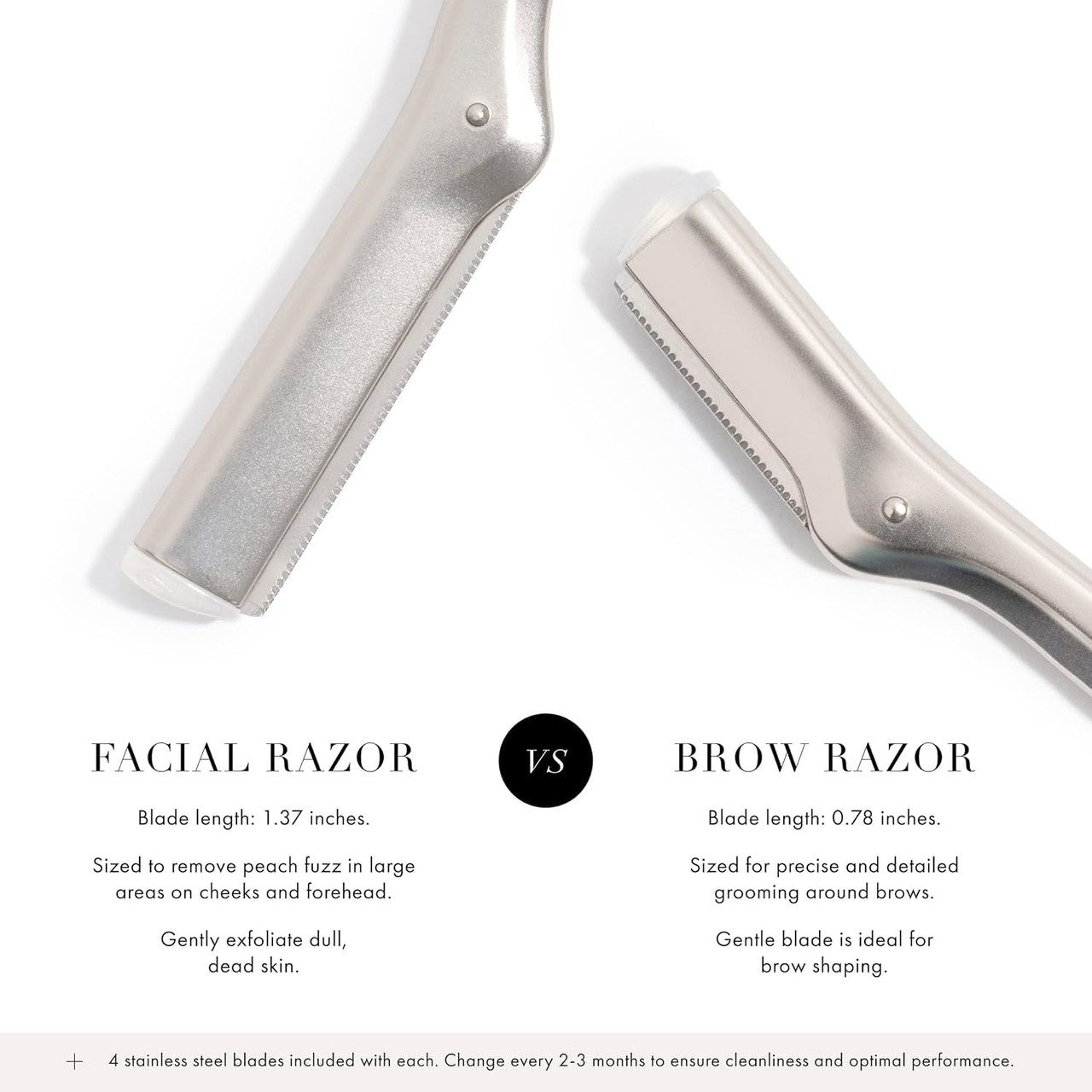 Tweezerman Brow Razor Replacement Blades