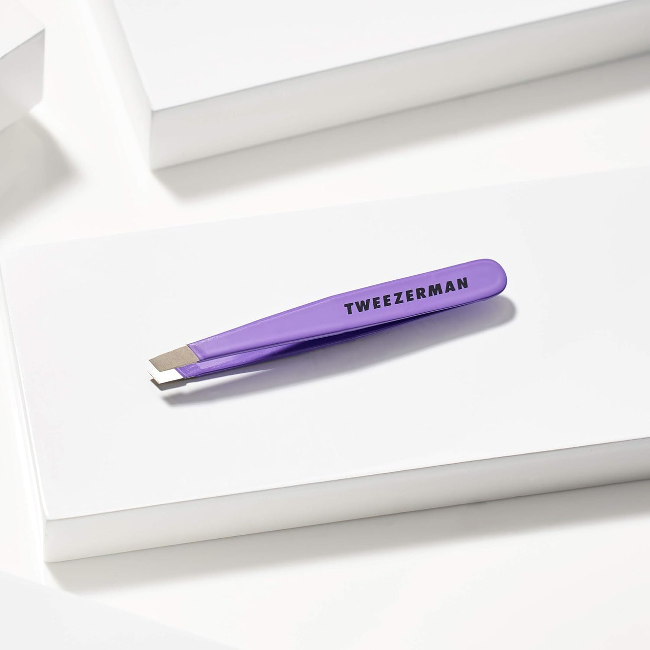 Tweezerman Mini Slant Tweezer Blooming Lilac