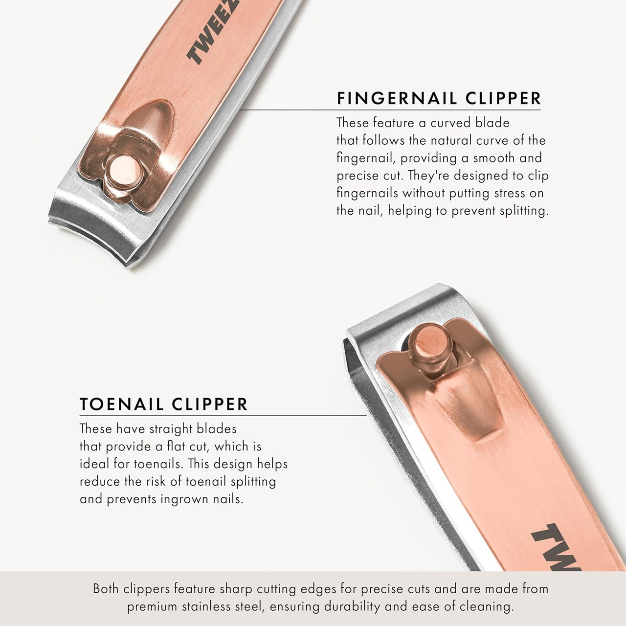 Tweezerman Rose Gold Combo Clipper Set Tweezerman Rose Gold Combo Clipper Set