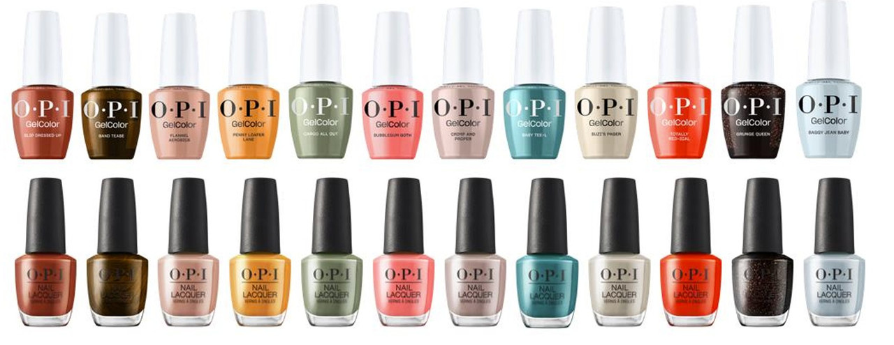 OPI Fall 2025 What's Your Mani‑tude? Collection DUO (GelColor + Nail Lacquer)