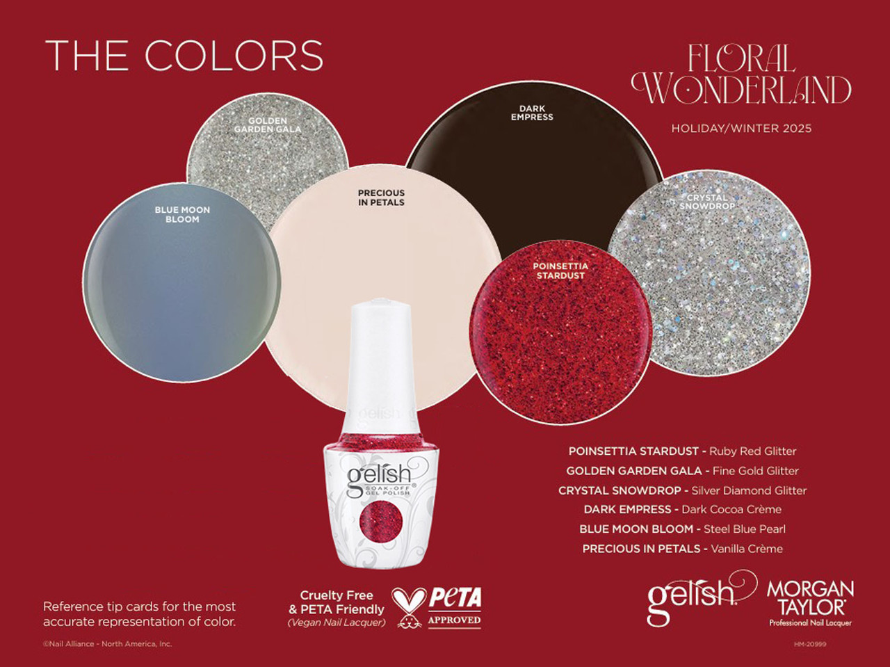 Gelish Soak-Off Gel Holiday Winter 2025 Floral Wonderland collection